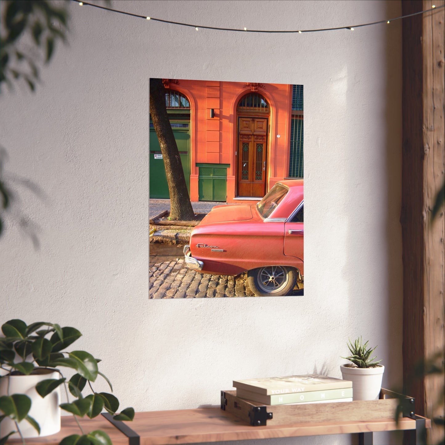 Ford Falcon at Dusk — Buenos Aires Street Fine Art Poster | "Argentinidad" Exhibition | Rômulo Fritscher