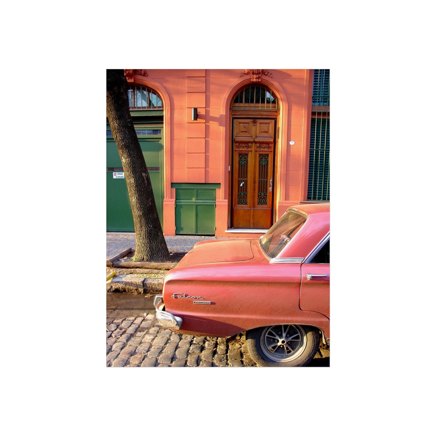 Ford Falcon at Dusk — Buenos Aires Street Fine Art Poster | "Argentinidad" Exhibition | Rômulo Fritscher
