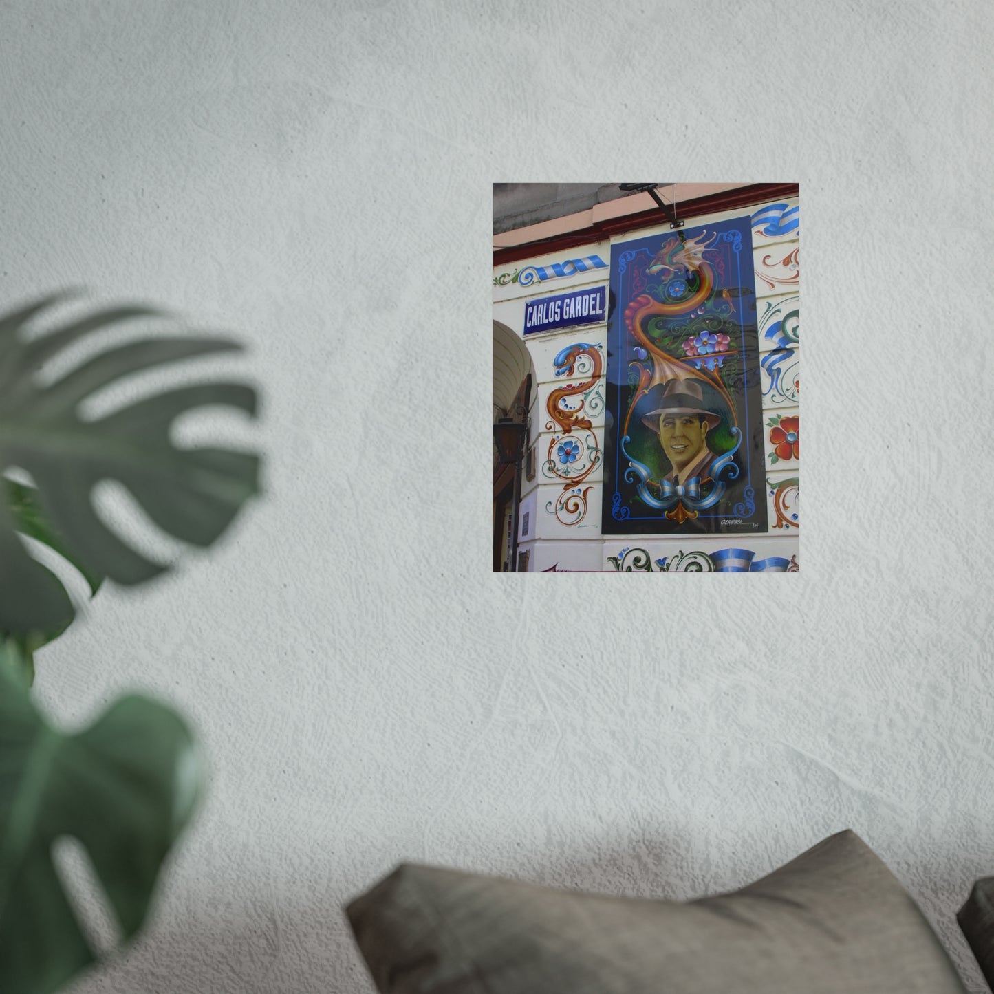 Carlos Gardel Mural — Tango Legend Fine Art Poster | "Argentinidad" Exhibition | Rômulo Fritscher