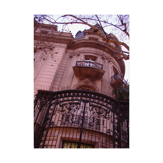 Recoleta Palace — Beaux-Arts Architecture Fine Art Poster | "Argentinidad" Exhibition | Rômulo Fritscher