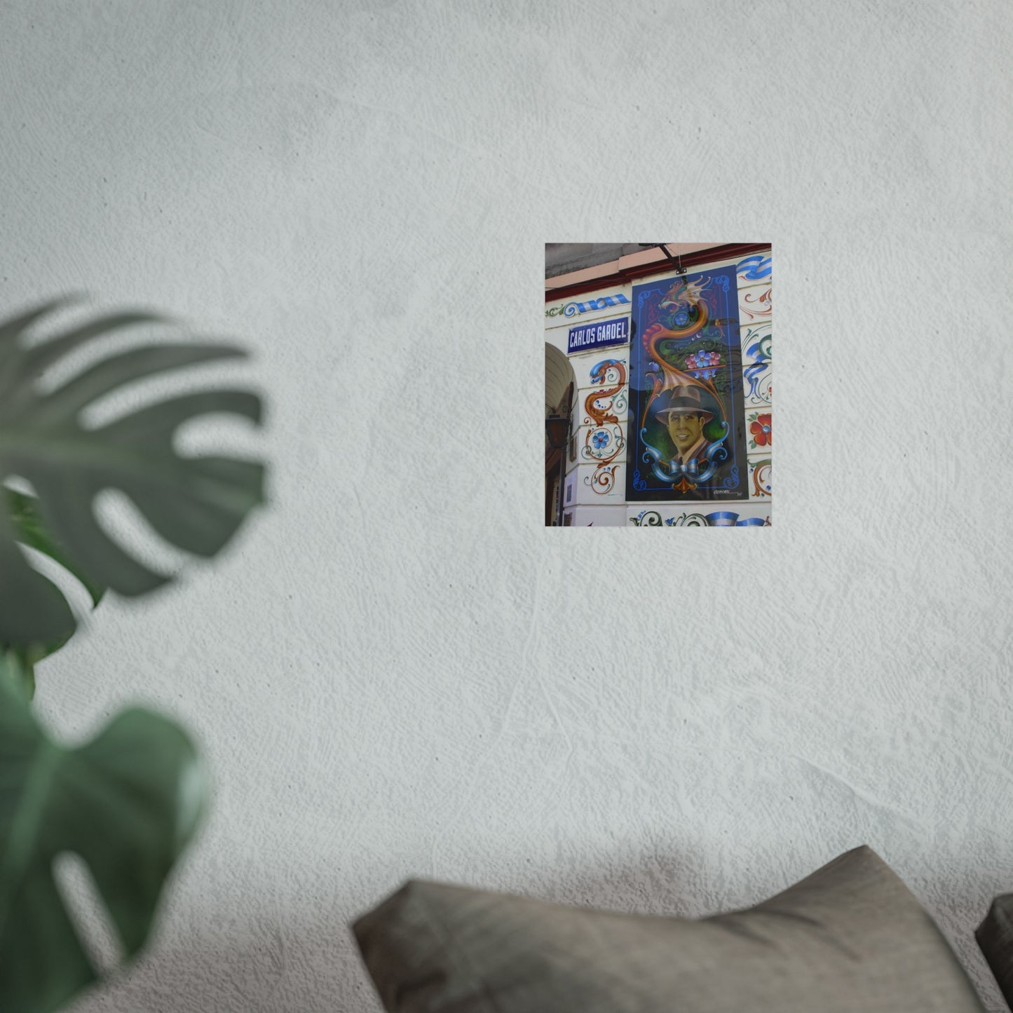 Carlos Gardel Mural — Tango Legend Fine Art Poster | "Argentinidad" Exhibition | Rômulo Fritscher