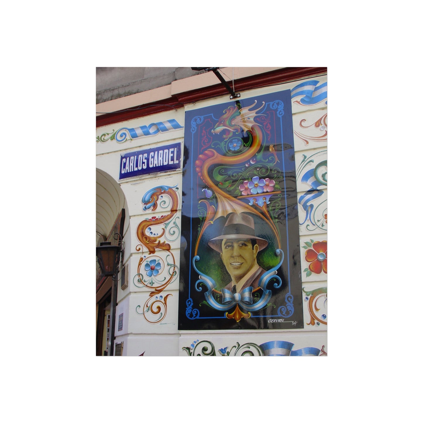 Carlos Gardel Mural — Tango Legend Fine Art Poster | "Argentinidad" Exhibition | Rômulo Fritscher