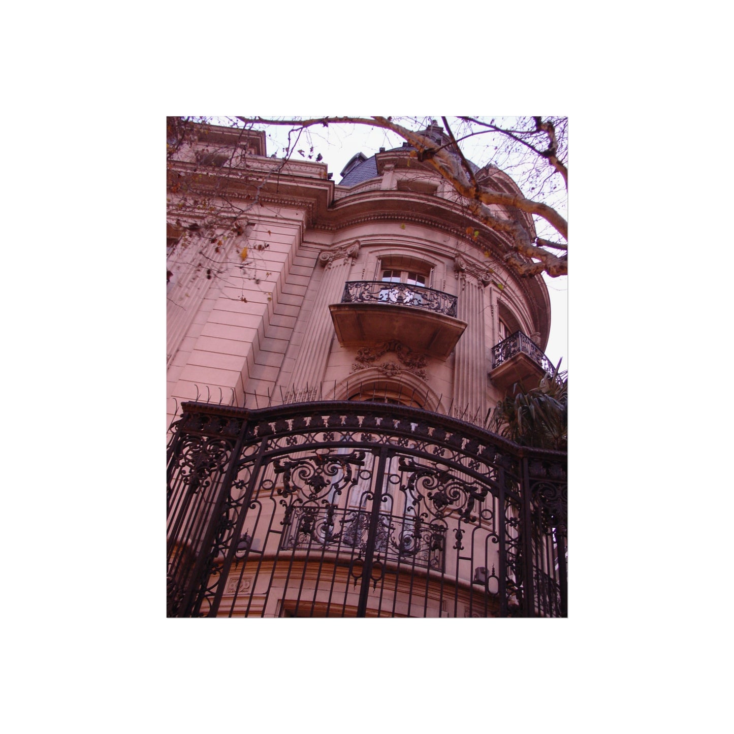 Recoleta Palace — Beaux-Arts Architecture Fine Art Poster | "Argentinidad" Exhibition | Rômulo Fritscher