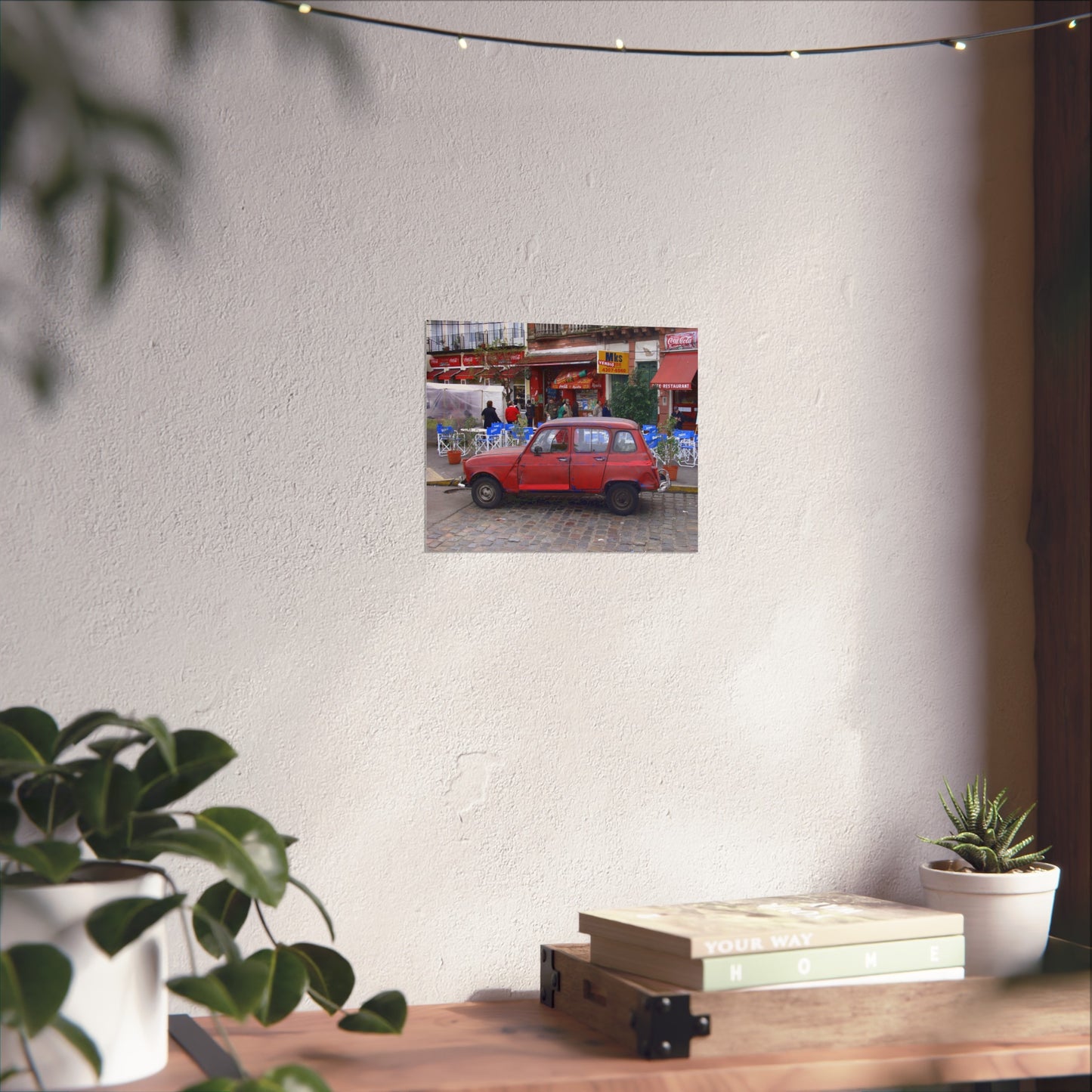 Renault 4 in San Telmo — Buenos Aires Street Fine Art Poster | "Argentinidad" Exhibition | Rômulo Fritscher