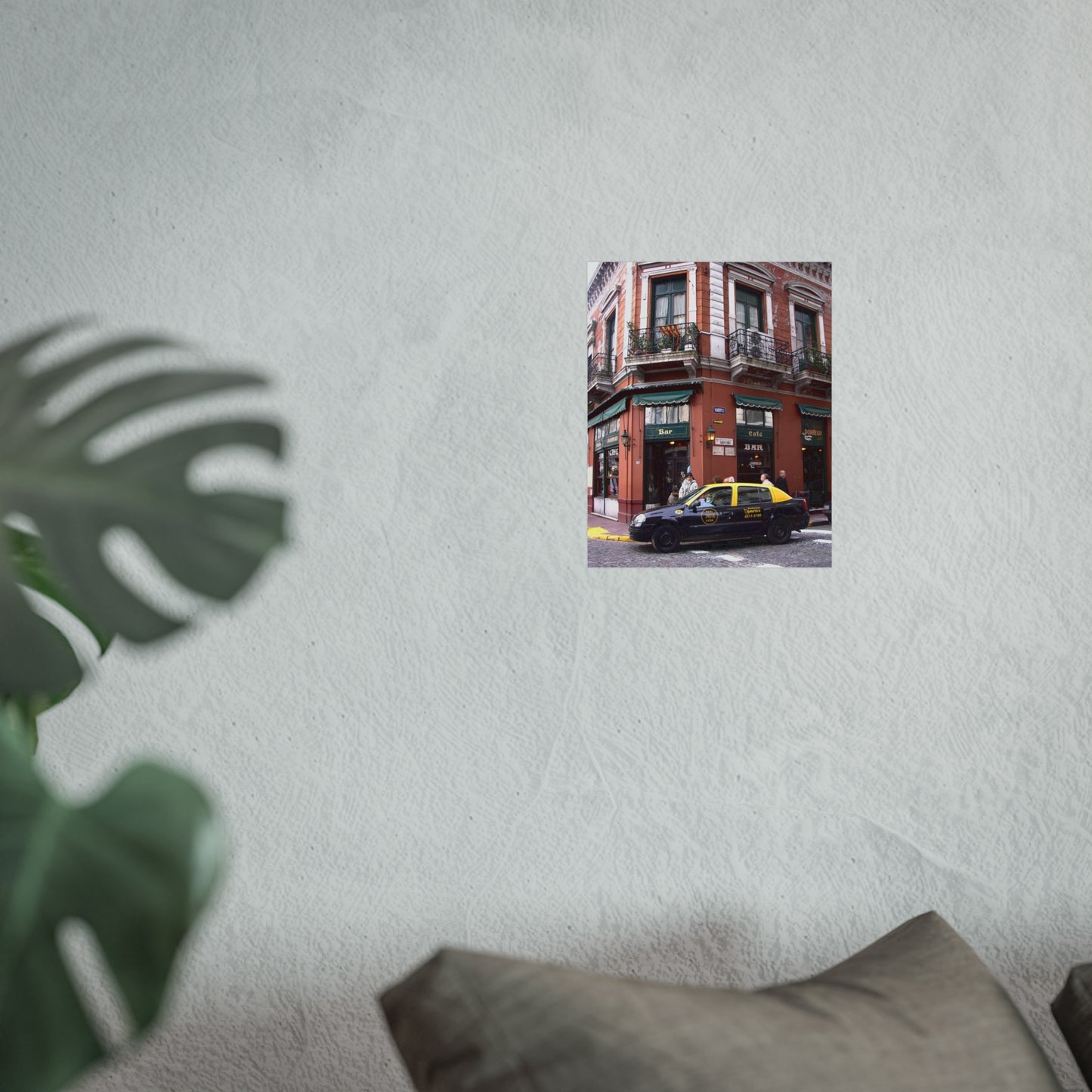 Bar Dorrego & Yellow Taxi — San Telmo Fine Art Poster | "Argentinidad" Exhibition | Rômulo Fritscher