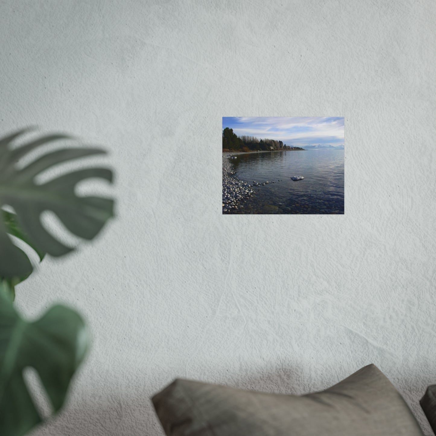 Pebbled Shore at Dawn — Patagonia Lakescape Fine Art Poster | "Argentinidad" Exhibition | Rômulo Fritscher