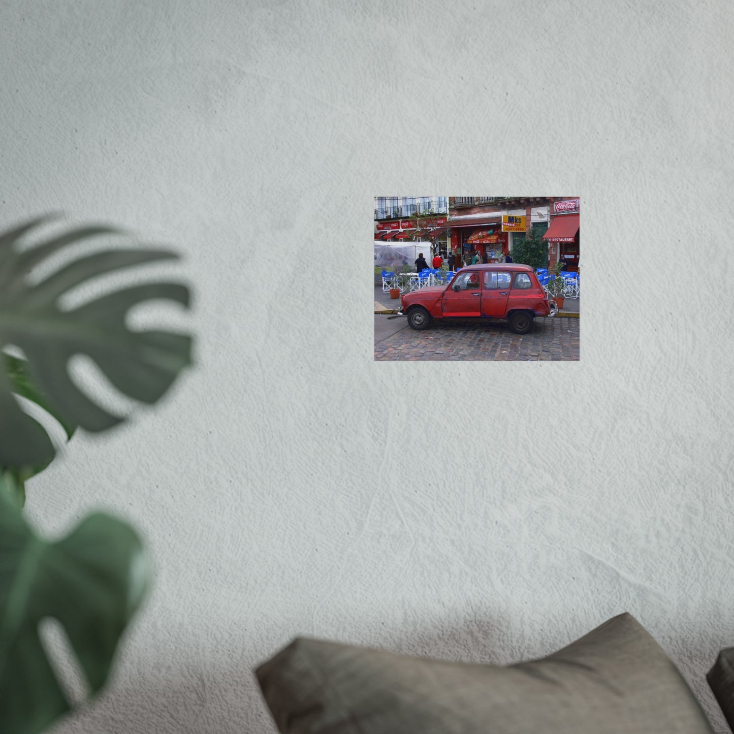 Renault 4 in San Telmo — Buenos Aires Street Fine Art Poster | "Argentinidad" Exhibition | Rômulo Fritscher
