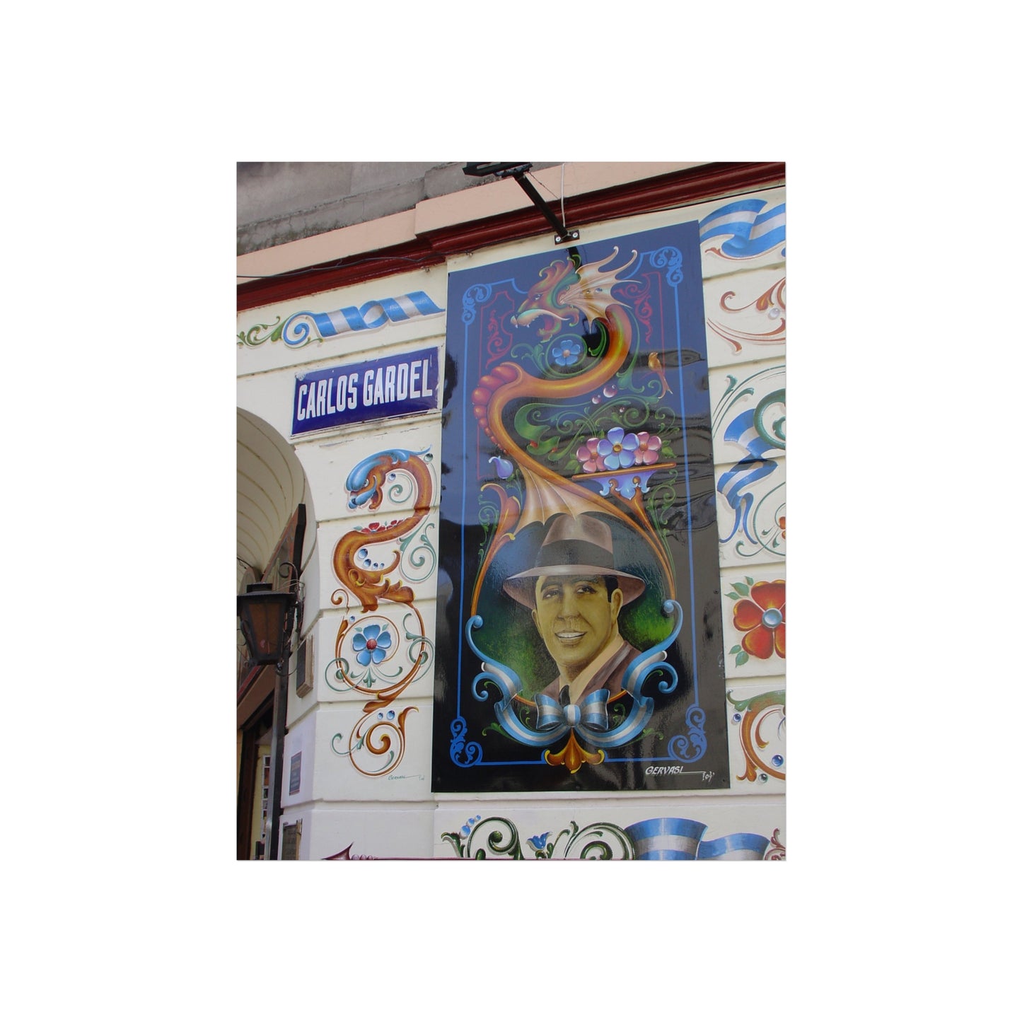 Carlos Gardel Mural — Tango Legend Fine Art Poster | "Argentinidad" Exhibition | Rômulo Fritscher